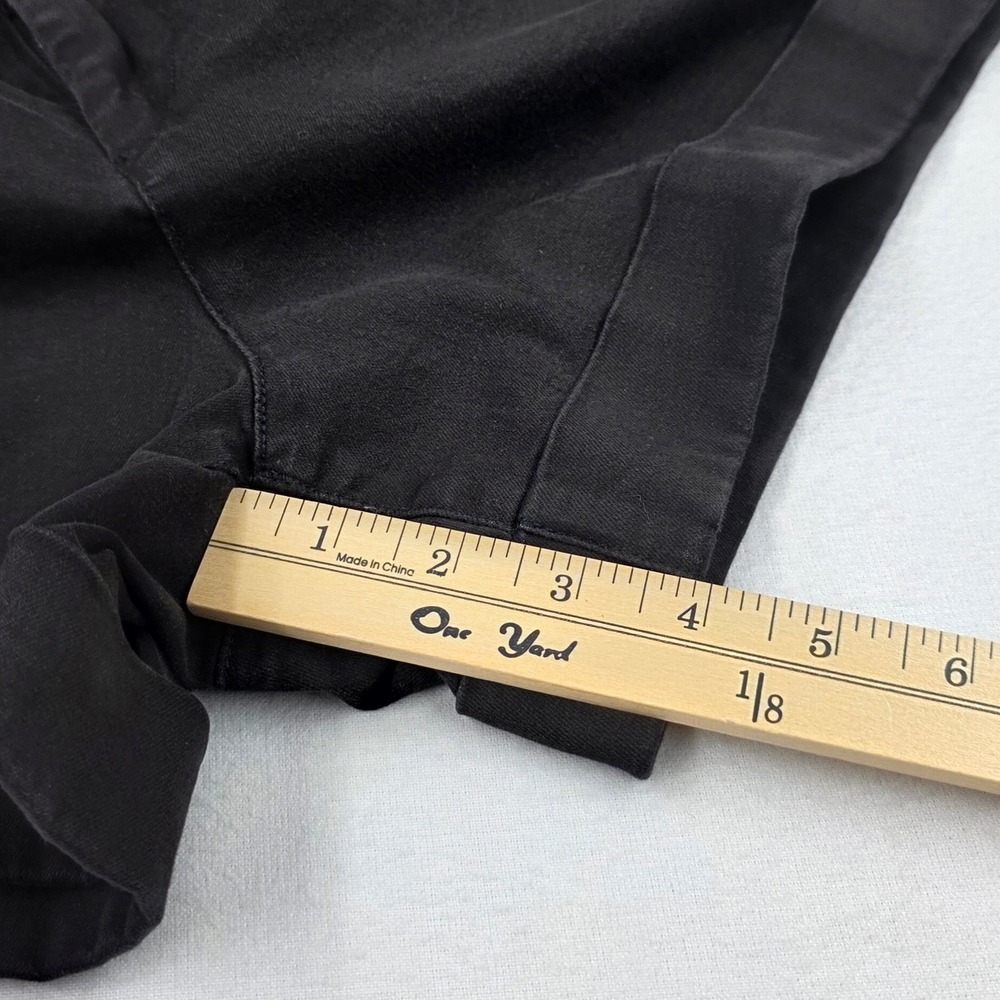 Dear John North Hampton Black High Rise Cuffed Shorts Size 31 Chino Stretch - Picture 4 of 12